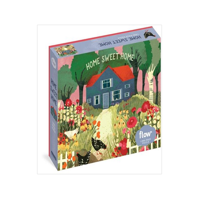 Home Sweet Home 1,000-Piece Puzzle: (Flow) for Adults Families Picture Quote Mindfulness Game Gift J