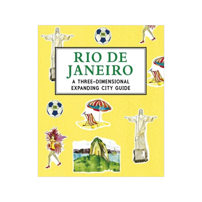 英文原版 小开本全景立体书：里约热内卢 Rio de Janeiro: A 3D Keepsake Cityscape