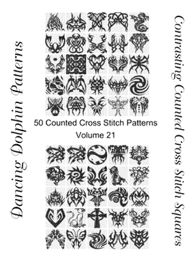 预订 Contrasting Counted Cross Stitch Squares: 50 Counted Cross Stitch Patterns: 9781702647311