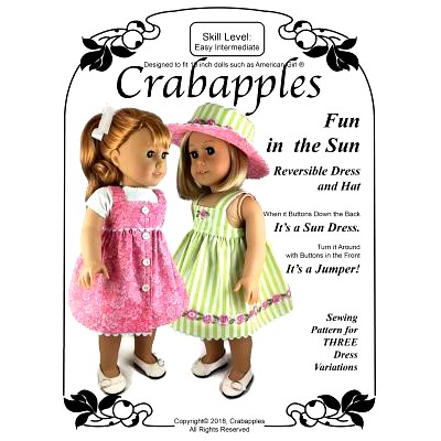 预订 Fun In The Sun: Sewing Instructions and Full Size Patterns for Popular 18 Dolls: 9781724372659