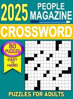 预订 2025 People Magazine Crossword Puzzles For Adults: Engage with Historical Figures, Celebrities, and More in Every C