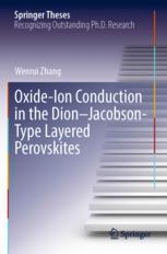 [预订]Oxide-Ion Conduction in the Dion–Jacobson-Type Layered Perovskites 9789811922497