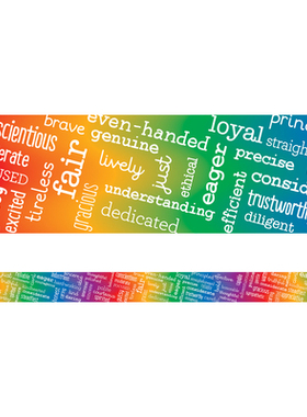 【预订】Positive Character Traits Straight Borders