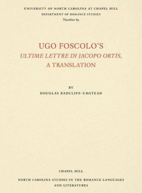 [预订]Last Letters of Jacopo Ortis 9780807890899