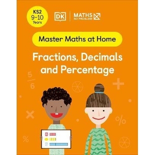 预订 Maths - No Problem! Fractions, Decimals and Percentage, Ages 9-10 (Key Stage 2) 数学——没问题!分数、小数和百分比