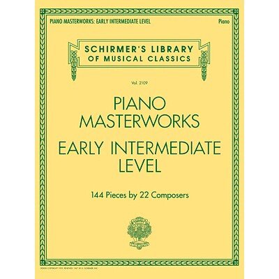 预订 Piano Masterworks - Early Intermediate Level: Schirmer’s Library of Musical Classics Volume 2109: 9781495006883