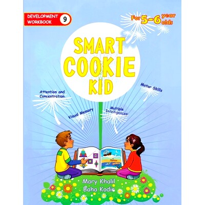 预订 Smart Cookie Kid For 5-6 Year Olds Educational Development Workbook 9: Attention and Concentration Visual Memory Mu