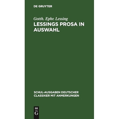 预订 Lessings Prosa in Auswahl: 9783112511770