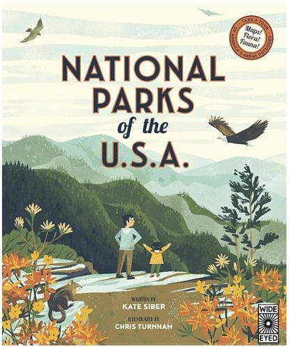 英文原版 美国国家公园 精装绘本 Chris Turnham插画 National Parks of the USA