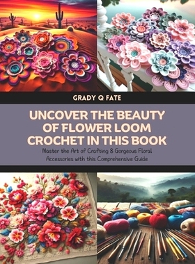 预订 Uncover the Beauty of Flower Loom Crochet in this Book: Master the Art of Crafting 8 Gorgeous Floral Accessories wi
