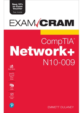 预订 Comptia Network+ N10-009 Exam Cram: 9780135340837