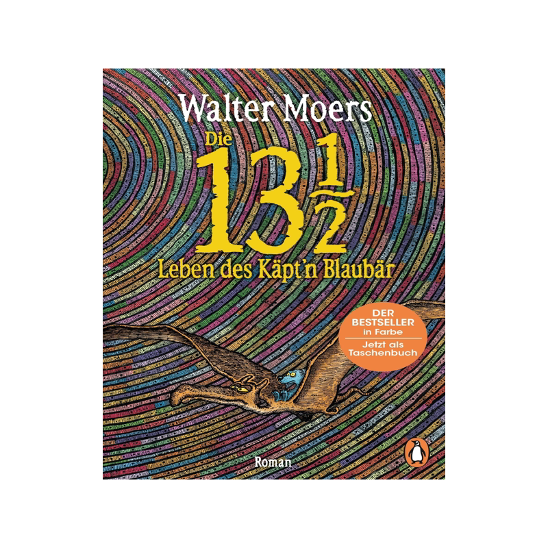 预售 德文原版 蓝熊船长的13条半命 Die 13 1/2 Leben des Käpt'n Blaubär 德国儿童文学 瓦尔特·莫尔斯 Walter Moers