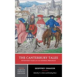 现货 The Canterbury Tales: Seventeen Tales and the General Prologue: A Norton Critical Edition 坎特伯雷故事集：十七个故