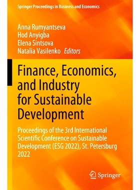 预订 Finance, Economics, and Industry for Sustainable Development: Proceedings of the 3rd International Scientific Confe