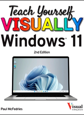 预订 Teach Yourself Visually Windows 11, 2nd Edition 可视化自学 Windows 11 第2版: 9781394279845