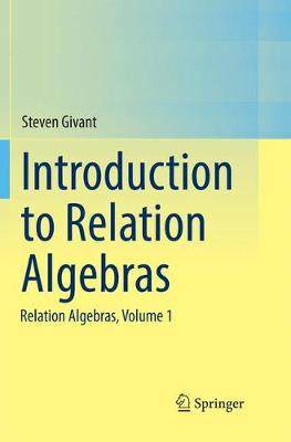 【预订】Introduction to Relation Algebras