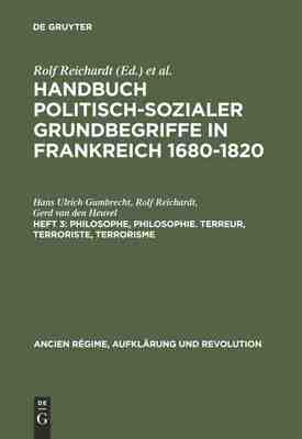 【预订】Philosophe, Philosophie. Terreur, Terroriste, Terrorisme 9783486527315