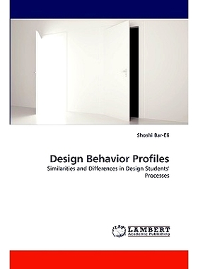 预订 Design Behavior Profiles: Similarities and Differences in Design Students’ Processes: 9783838353890