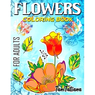 Herbs Adults Flowers Coloring Book Bouquets Relaxat Complete for 预订 Vases For Leaves Bunches Beautiful