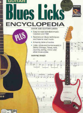 【预订】Blues Licks Encyclopedia: Over 300 Guitar Licks, Book & CD