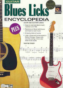 Blues 预订 Over Licks 300 Encyclopedia Book Guitar