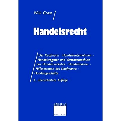 预订 Handelsrecht: Fall · Systematik · Lösung: 9783409372039