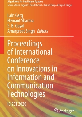 【预订】Proceedings of International Conference on Innovations in Informatio 9789811608759