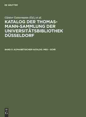 【预订】Alphabetischer Katalog. Med – Schr 9783598222757
