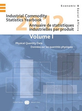 预订 Industrial Commodity Statistics Yearbook: 2012 2012工业产品统计年鉴：物理数量数据和货币值数据 第2卷（丛书）（多卷书