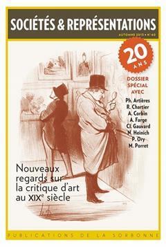 [预订]Sociétés & représentations, n° 40. Nouveaux regards sur la critique d’art au XIXe siècle 9782859449179