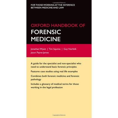 预订 Oxford Handbook of Forensic Medicine 法医学 9780199229949