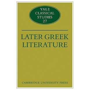 希腊晚期文学 预订 Literature Greek 9780521136228 Later