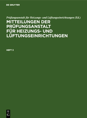 预订 Rietschel: Mitteilungen H.3 Mphl: 9783486738728