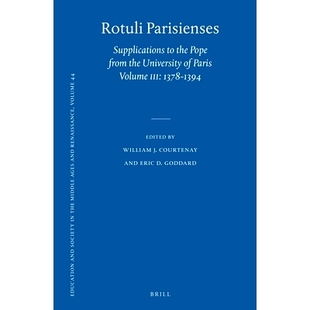 Volume Rotuli the Supplications III Paris Pope 1378 University vols. Parisienses 预订 1394 from