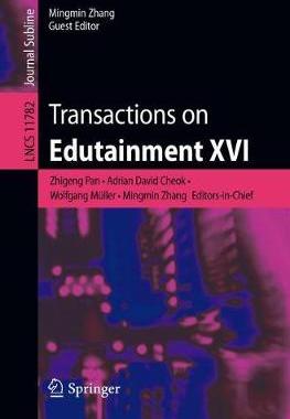 【预订】Transactions on Edutainment XVI