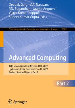 [预订]Advanced Computing: 12th International Conference, Iacc 2022, Hyderabad, India, December 16-17, 2022 9783031356438