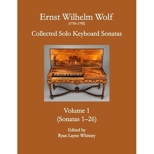 Collected Solo E.W. 9781312679993 Volume Wolf Sonatas 预订 Keyboard