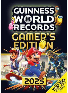 预订 2025吉尼斯世界记录 游戏专题 英文原版 超级马里奥塞尔达 Guinness World Records Gamer’s Edition