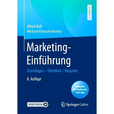预订 Marketing-Einführung: Grundlagen - Überblick - Beispiele Kiss/Kleinaltenkamp，营销导论，第 8 版。: 9783658295110