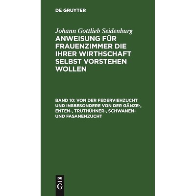 预订 Von der Federviehzucht und insbesondere von der Gänze-, Enten-, Truthühner-, Schwanen- und Fasanenzucht: 97831124