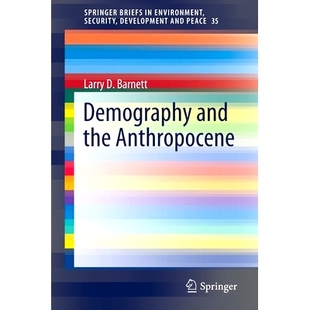 预订 Demography and the Anthropocene 人口统计学与人类世: 9783030694272