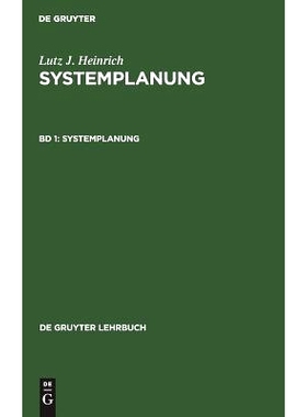 预订 Systemplanung: Analyse und Grobprojektierung von Informationssystemen: 9783110048643