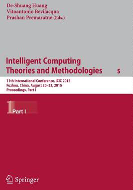 预订 Intelligent Computing Theories and Methodologies