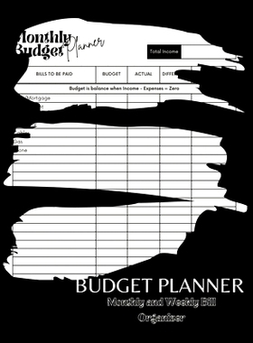 预订 Budget Planner: Twelve Months Financial Organizer, Monthly and Weekly Budget Planner, Bill Payment, Expenses Tracke