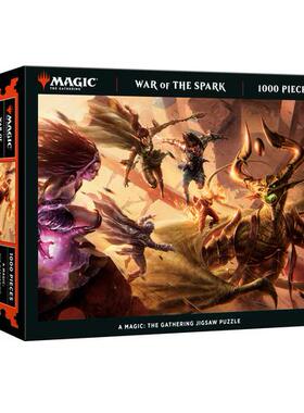 预订 Magic: The Gathering 1,000-Piece Puzzle: War of the Spark: A Magic: The Gathering Jigsaw Puzzle: Jigsaw Puzzles for
