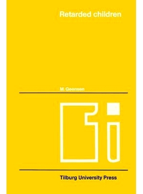 预订 Retarded Children: An analysis of test scores: 9789401023689