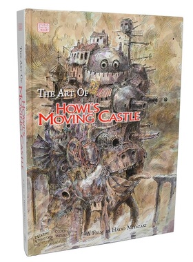 宫崎骏 哈尔的移动城堡 电影设定集 英文原版 精装 The Art of Howl’s Moving Castle: A Film by Hayao Miyazaki