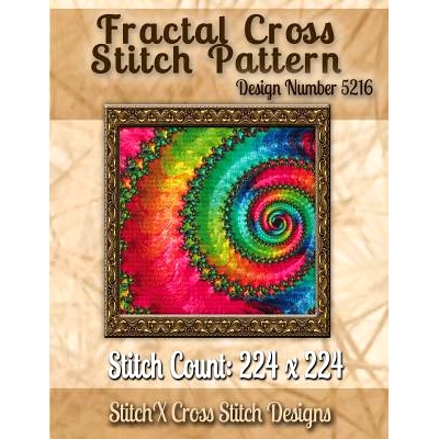 预订 Fractal Cross Stitch Pattern: Design No. 5216: 9781502876119