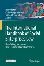 Benefit 9783031142185 International Social Enterprises The Handbook Corpor Law 预订
