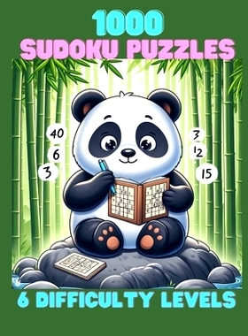 预订 1000 Sudoku Puzzles: A Collection of 1000 Sudoku Puzzles And Solutions With 6 Difficulty Levels: 9798882616266